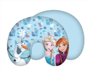 Disney Frozen U-förmiges Reisekissen – Weiches Nackenkissen für Flugzeug, Auto & Zug