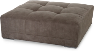 JOB 'Moldau' Hocker, Mikrofaser braun, 120 x 38 x 120 cm