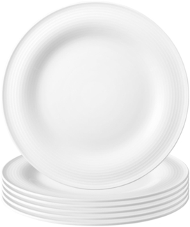 Seltmann Weiden Beat Color Glaze Frühstücksteller ø 23,3 cm 6er Set Weiß - DS