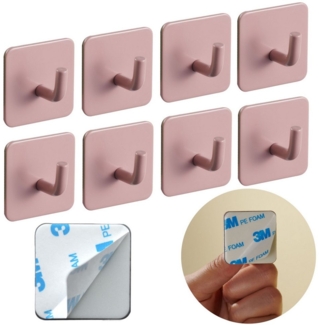 DEKAZIA Klebehaken Bunt Kindergarderobe Garderobe Kinder Kleiderhaken Kinder, Kinderzimmer, Bad, WC, Wand, Kinder Zimmer, Kinder, (Handtuchhaken, 8-St, Wandhaken Haken selbstklebend), Garderobenhaken Kinder