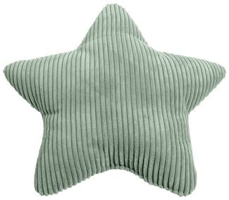 Magma Heimtex Dekokissen SHARA Sternkissen, Kuscheliges Sternkissen mit Cord-Charme