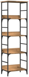 vidaXL Bücherregal Artisan-Eiche 50x33x153 cm Holzwerkstoff 857469