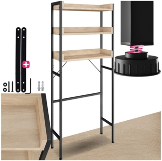tectake Badregal Badezimmerregal, Einzelstück, Industrial Style