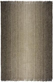 Kadima Design Luxus Handgewebter Teppich - Jute & Wolle Mix - "Weaver". Farbe: Grau, 120x170 cm