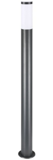 monzana Gartenleuchte, Wegeleuchte, Edelstahl 100cm Strom Außenlampe Stehend Standleuchte Außen Anthrazit