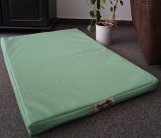 Hundebettenmanufaktur Hundematte Orthopädische Hundematratze mit antiallergischer Kokosmatte Kunstleder