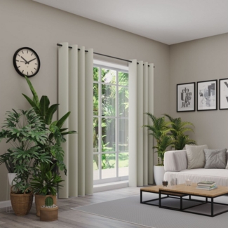 Neutex for you! Verdunkelungsvorhang INSULA, Ösen (1 St), abdunkelnd, Uni-Dimout für starke Verdunklung, nach Maß