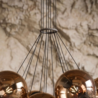 s.luce Combinizer Ring für mehrflammige Cluster-Pendelleuchten Schwarz