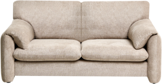 Sofa 2-Sitzer GETA Stoff Taupe