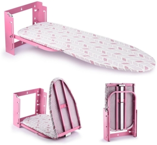 XERSEK Aktivbügeltisch Bügelbrett Klappbar mit Wandmontage ist höhenverstellbar, Ironing Board, Platzsparende Bügelbretter für Wäschereien