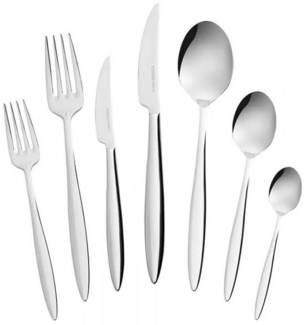 Karaca Besteck-Set Karaca Novara Elegance Besteckset 84-tlg für 12 Personen (84-tlg), 12 Personen, Edelstahl