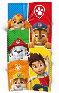 PAW PATROL Duschtuch Ryder & Friends Unisex Kinder, Frottee (1-St), Handtuch, Duschtuch, Badetuch, Strandtuch, Frotteehandtuch