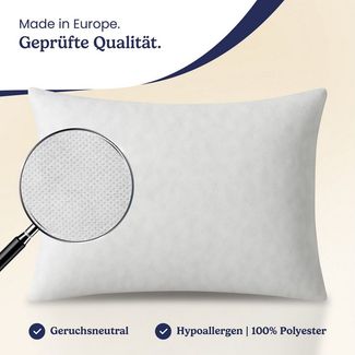 Gentle North Microfaserkissen 4er-Set Kopfkissen – Deko- & Füllkissen, weich und waschbar bis 40°C