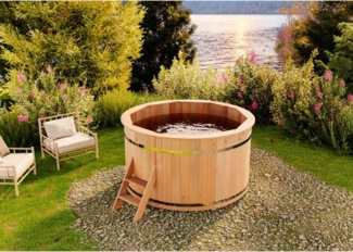 FinnTherm Whirlpool Badefass Bergen