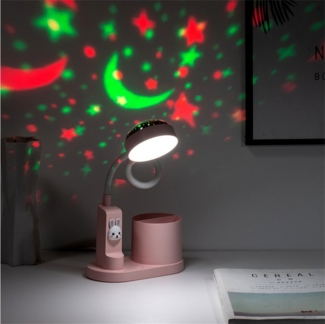 autolock LED Schreibtischlampe Schreibtischlampe,Kinder Nachttischlampe mit Stifthalter, LED wechselbar
