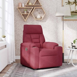 vidaXL Relaxsessel Weinrot Stoff 4015545