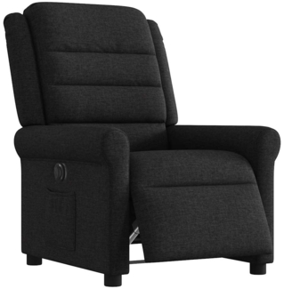 vidaXL Relaxsessel Elektrisch Schwarz Stoff 3303296