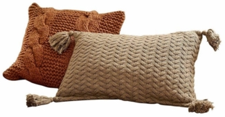 Mirabeau Kissenhülle Kissenhülle 2er Set Mindy orange/beige