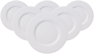 Villeroy & Boch White Pearl Frühstücksteller ø 22,7 cm 6er Set - DS