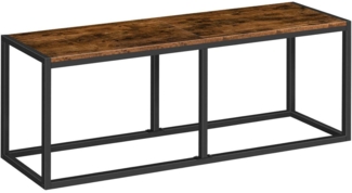 Hoobro Esszimmerbank 120 x 30 x 46,5 cm Industrie Design Metallrahmen Kuechenbank
