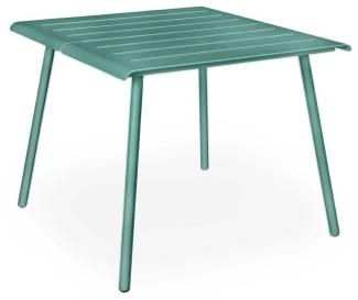 Vapio Outdoortisch Aluminium 90x90x74 cm Salbei