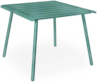 Vapio Outdoortisch Aluminium 90x90x74 cm Salbei