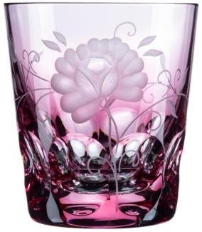 Becher Kristall Rose rosalin (8,5 cm)