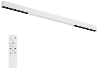 Nettlife Deckenleuchte Schwarz Modern LED Deckenlampe 107/80CM Lang Decke Deckenbeleuchtung, Dimmbar mit Fernbedienung,Memory-Funktion, LED fest integriert, Warmweiß, Neutralweiß, Kaltweiß, internes Netzteil