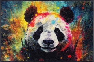 wash+dry by Kleen-Tex Fußmatte Pandy McPanda, rechteckig, Höhe: 7 mm