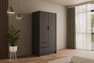 ALTDECOR Drehtürenschrank KOLIN Vielseitiger Drehtürenschrank mit Spiegeltüren Spiegel Flügeltüren