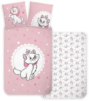 BrandMac Kinderbettwäsche Disney Aristocats Bettwäsche Set 80 x 80 cm / 135 x 200 cm