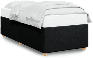 vidaXL Bettgestell ohne Matratze Schwarz 100x200 cm Stoff 3284710