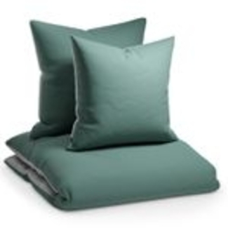 Soft Wonder-Edition Bettwäsche 155x200 cm Grüngrau