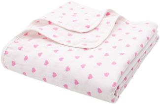 Babydecke, ZOLLNER, 2-lagig, 120 x 120 cm, 100% Baumwolle