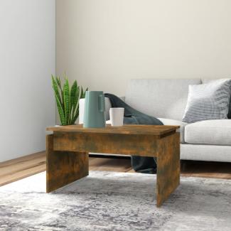 vidaXL Couchtisch Räuchereiche 68x50x38 cm Holzwerkstoff 825840