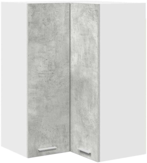 vidaXL Hängeschrank Riga Betongrau und Weiß 57 x 57 x 80 cm 884293