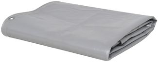 Abdeckplane | Gewebeplane 650 g/m² 2,5 x 3,5 m Grau