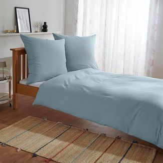 TRAUMSCHLAF Bettwäsche Uni Feinbiber, Biber, 2 teilig, feine warme weiche Biber Qualität