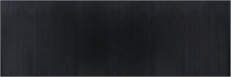 vidaXL Teppich Rechteckig Schwarz 100x300 cm Bambus 376948