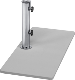 Schneider Balkonschirmständer Stahl, 24 Kg, Silbergrau