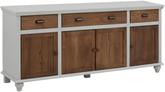 loft24 Sideboard Marlin, mit 3 Schubladen und 4 Türen