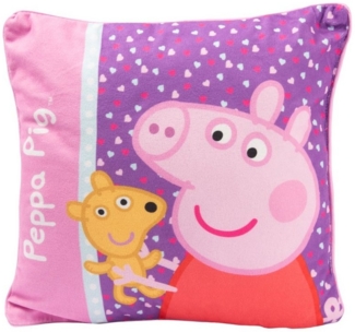 United Labels® Dekokissen Peppa Wutz - Plüsch, 30 x 30 cm