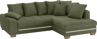 Mr. Couch Ecksofa Nikita II, L-Form, mit RGB-LED Beleuchtung, wahlweise mit Bett, Bettkasten, Kaltschaum