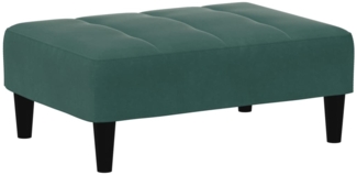 vidaXL Fußhocker Dunkelgrün 77x55x31 cm Samt 4007368