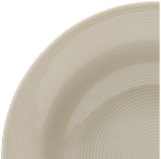 van Well Pastateller Jive, tiefer Teller 20 cm, 6 Stück, (6 St), dezentes Spiraldekor, spülmaschinen-und mikrowellengeeignet