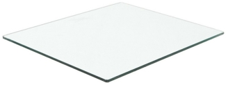 LebensWohnArt Tischplatte Glasplatte TERRY 40x40 cm Quadratisch ESG 8mm Glas Servierplatte