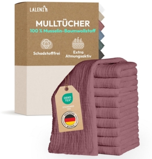 Laleni Spucktuch Spucktücher Baby aus Reiner Baumwolle, (20-tlg), OEKO-TEX Zertifizierte Mulltücher