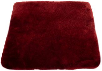 Reissner Lammfelle SIKI-VF Schaffell Sitzkissen Vollfell Qualität (Rollstuhlauflage Katzenbett) VF 40x40cm rot
