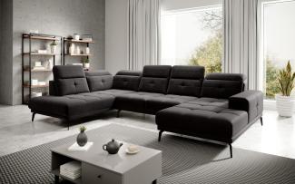 Wohnideebilder Bretan Schwarz Ecksofas & Eckcouches CO-BRE-LT-10LU