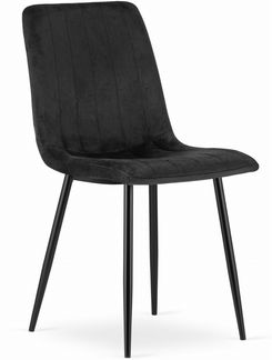 Valora JEWA Sessel, schwarzer Samt, ergonomisch, für das Wohnzimmer